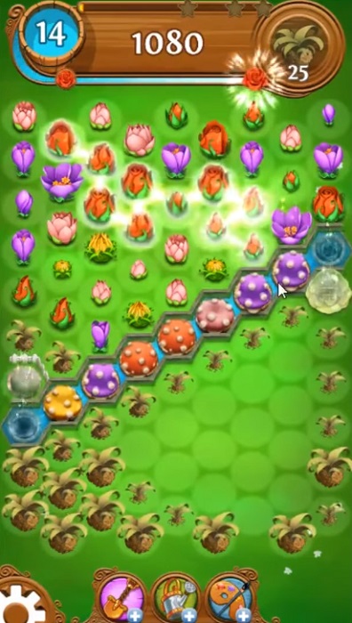 Blossom Blast Saga level 696