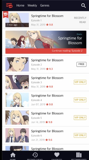 Toomics premium apk 2025